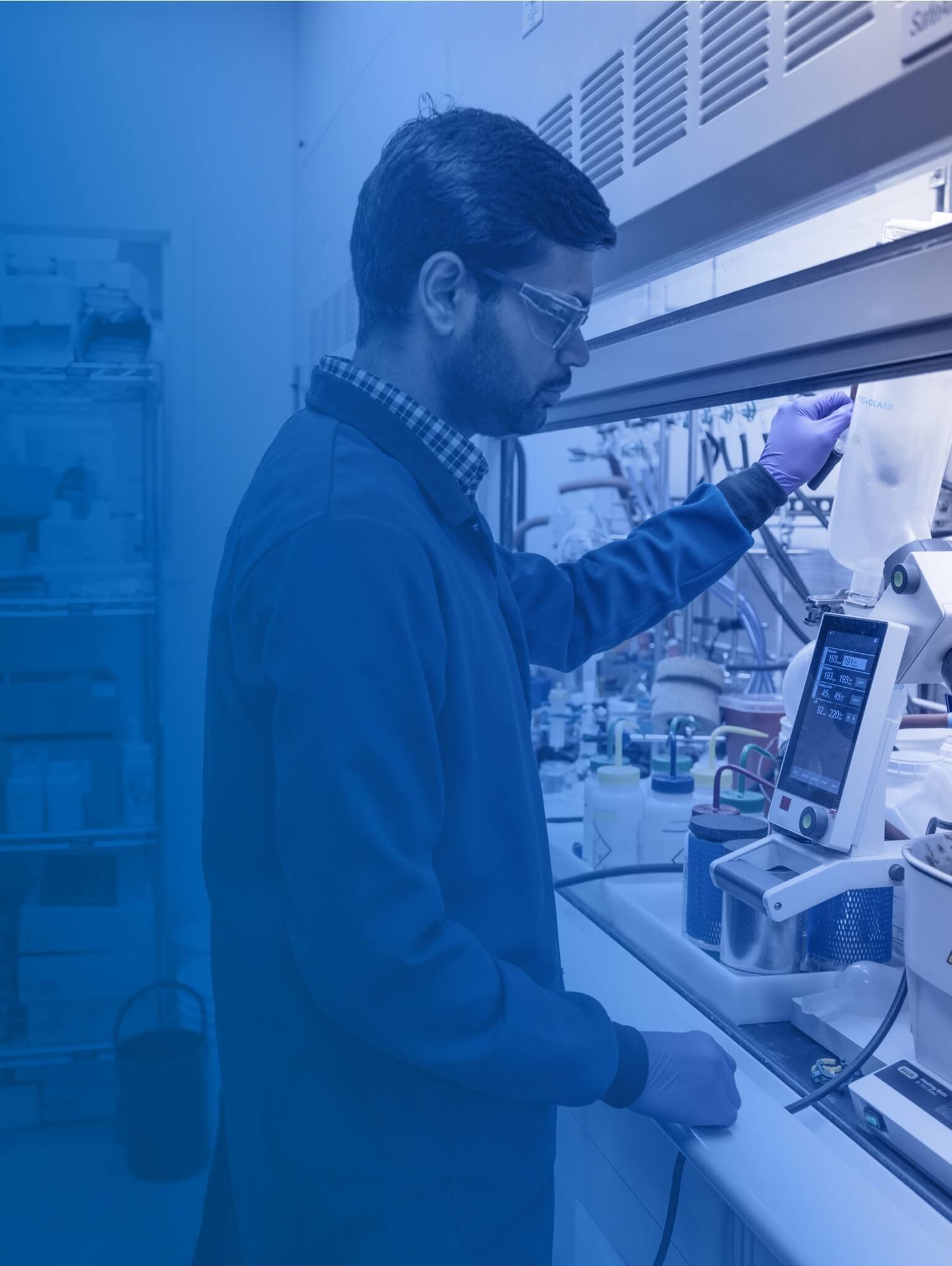 Scientist working in a lab